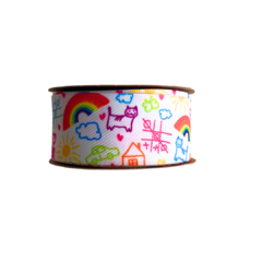 FITA SINIMBU ESTAMPADA ARCO ÍRIS (38MM)
