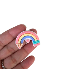 APLIQUE ARCO ÍRIS LÁPIS CANDY EMBORRACHADO - 1 UNIDADE - comprar online
