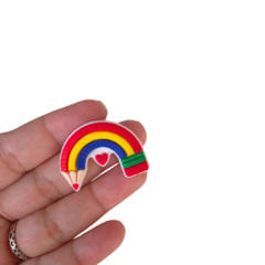 APLIQUE ARCO ÍRIS LÁPIS EMBORRACHADO - 1 UNIDADE - comprar online