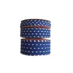 FITA PESPONTO SINIMBU POMPOM AZUL MARINHO COR:08