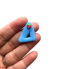 APLIQUE ESQUADRO ESCOLAR - 1 UNIDADE - comprar online