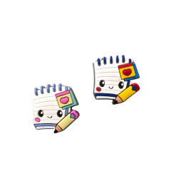 APLIQUE AGENDA ESCOLAR EMBORRACHADO - 1 UNIDADE - comprar online