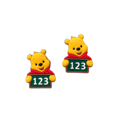 APLIQUE POOH ESCOLAR EMBORRACHADO - 1 unidade - comprar online