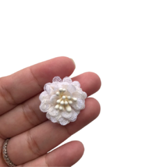 Flor de tecido Bella - 1 UNIDADE - loja online