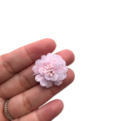Flor de tecido Bella - 1 UNIDADE - Loja da Laceira
