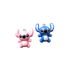 PINGENTE STITCH E ANGEL - 1 UNIDADE - comprar online