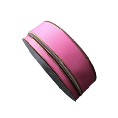 FITA ROSA MÉDIO COM BORDA DOURADA (38MM) - SANDING - 2 METROS - comprar online