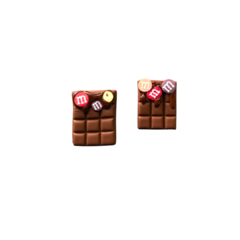 APLIQUE BISCUIT BARRA DE CHOCOLATE - 2 UNIDADE - comprar online