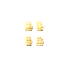 APLIQUE BISCUIT MICRO BARRINHA DE CHOCOLATE BRANCO - 4 UNIDADE - comprar online