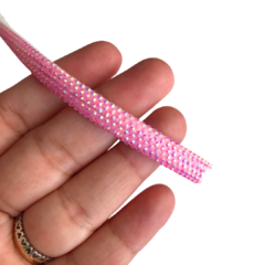 MEIA CANA ROSA BEBÊ 8MM- 1 METRO na internet