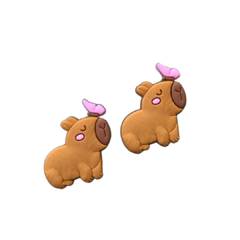 APLIQUE CAPIVARA BORBOLETA EMBORRACHADO - 1 UNIDADE - comprar online