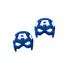 APLIQUE EMBORRACHADO CAPITÃO AMÉRICA - 1 UNIDADE - comprar online