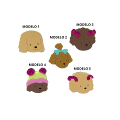 APLIQUE BOBBIE GOODS ACRÍLICO - 1 UNIDADE na internet