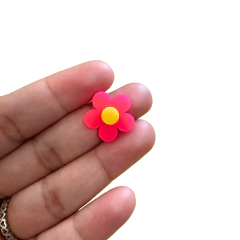 FLOR DE ACRÍLICO 2 CM - 1 UNIDADE - Loja da Laceira