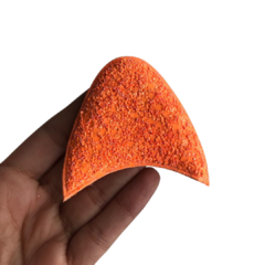 APLIQUE ORELHA GATINHO FLOCADA LARANJA NEON + TIRA PARA TIARA - 2 UNIDADES - comprar online