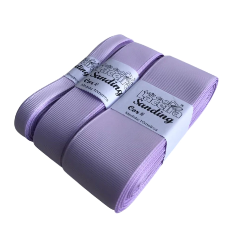 FITA GORGURÃO LISA SANDING COR 192 (LILÁS)
