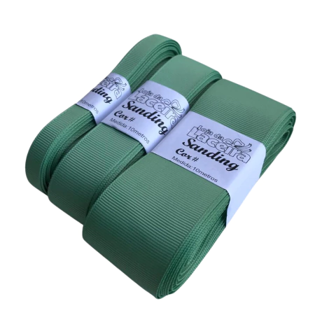 FITA GORGURÃO LISA SANDING COR 102 (VERDE)