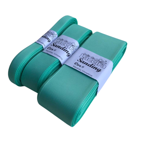FITA GORGURÃO LISA SANDING COR 56 (VERDE)