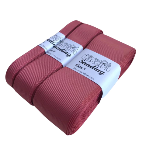 FITA GORGURÃO LISA SANDING COR 256 (FLAMINGO)