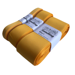 FITA GORGURÃO LISA SANDING COR 136 (AMARELO MOSTARDA)