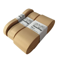 FITA GORGURÃO LISA SANDING COR 132 (CREME)