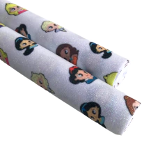 LONITA GLITTER FINO PRINCESAS DA DISNEY FUNDO BRANCO (25X68CM) - 1 UNIDADE