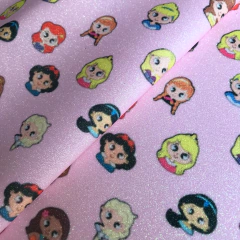 LONITA GLITTER FINO PRINCESAS DA DISNEY FUNDO ROSA (25X68CM) - 1 UNIDADE - comprar online