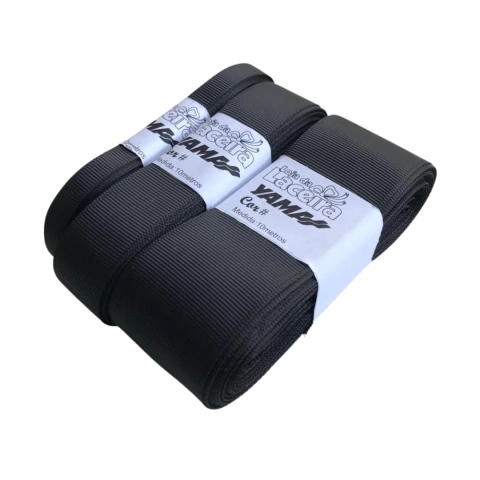 FITA GORGURÃO LISA YAMA COR 030 (BLACK)