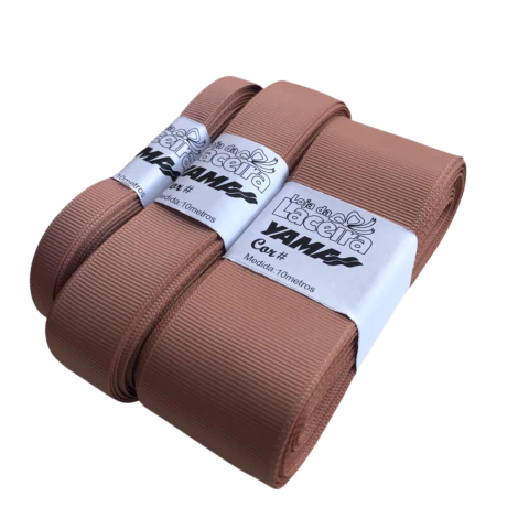 FITA GORGURÃO LISA YAMA COR 779 (PECAN BROWN)