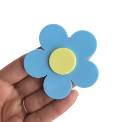 FLOR DE ACRÍLICO 6 CM - 1 UNIDADE na internet