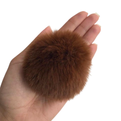 POMPOM PELINHO LISO (7CM) - 1 UNIDADE - loja online