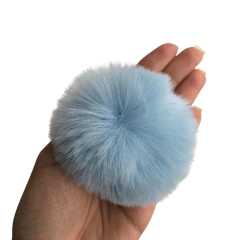 POMPOM PELINHO LISO (7CM) - 1 UNIDADE