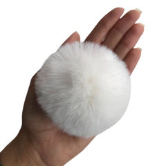 POMPOM PELINHO LISO (7CM) - 1 UNIDADE
