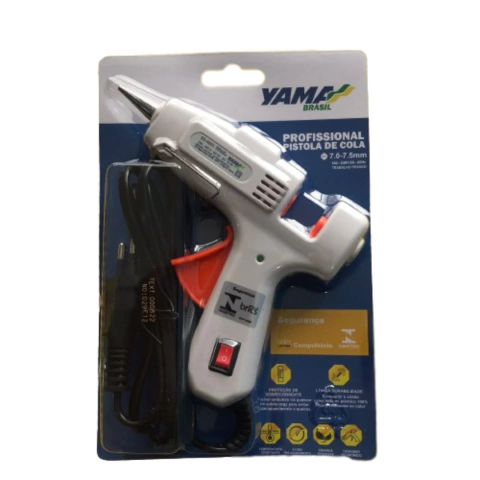 PISTOLA DE COLA QUENTE YAMA 20W (BASTÃO FINO) - 1 UNIDADE