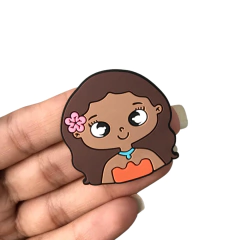 Aplique Princesa Moana Emborrachado - 1 unidade - comprar online