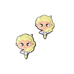 Aplique Princesa Elsa Emborrachado - 1 unidade