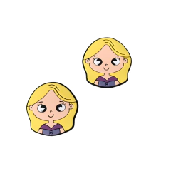 Aplique Princesa Rapunzel Emborrachado - 1 unidade