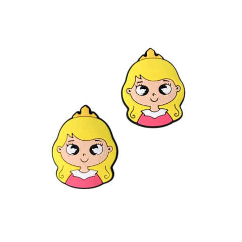 Aplique Princesa Aurora Emborrachado - 1 unidade