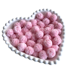 POMPOM MALHA TELINHA CORES CANDY (1.5CM) - 10 UNIDADES