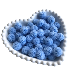 POMPOM MALHA TELINHA CORES CANDY (1.5CM) - 10 UNIDADES - comprar online