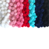 POMPOM MALHA TELINHA CORES FORTES (2.5CM) - 4 UNIDADES
