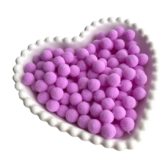 POMPOM MINI TONS CANDY (10MM) - 100 UNIDADES - Loja da Laceira