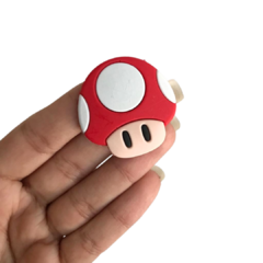 Aplique Cogumelo Toad Vermelho Super Mário Emborrachado - 1 unidade - comprar online