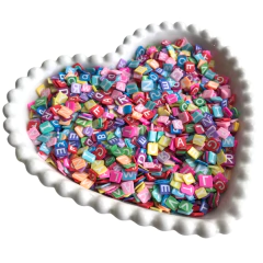 Mini Letrinhas em Fimo Fatiado Sortido - 10g - comprar online