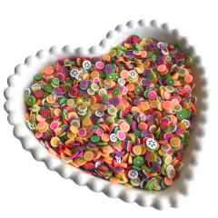 Mini Frutinhas em Fimo Fatiado Sortido - 10g - comprar online