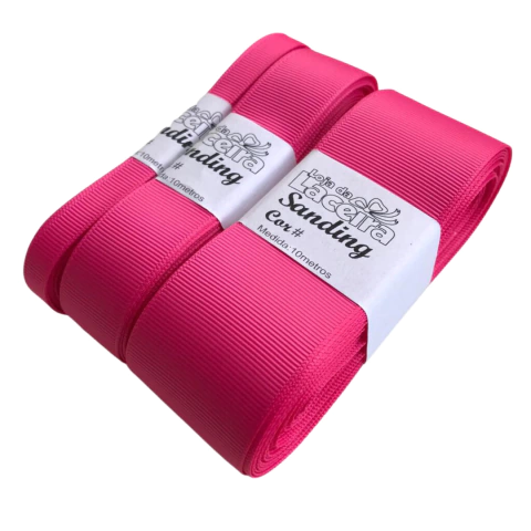 FITA GORGURÃO LISA SANDING COR 236 (ROSA)