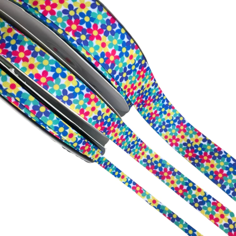 FITA GORGURÃO YAMA ESTAMPADA FLORAL - 2 METROS