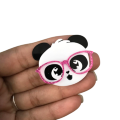 Aplique Pandinha Baby em Acrílico Para Laço - 1 Unidade - comprar online