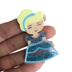 Aplique Cinderela em Acrílico para Laço - 1 Unidade - comprar online