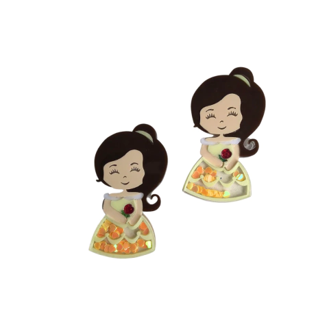 Aplique Bela em Acrílico para Laço - 1 Unidade